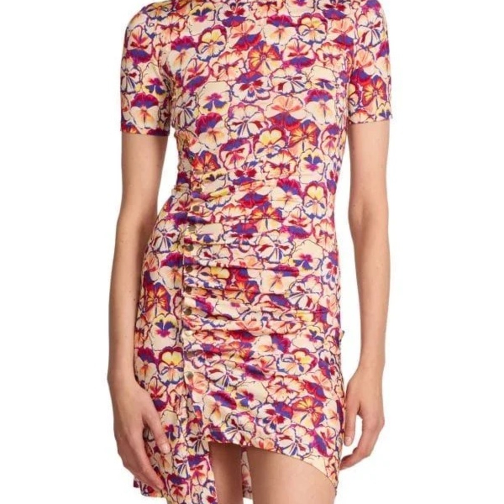 Paco Rabanne floral shift dress